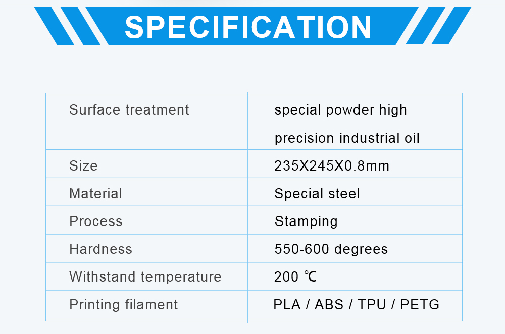 BIQU Flex plate PEI - Solunoid.dk